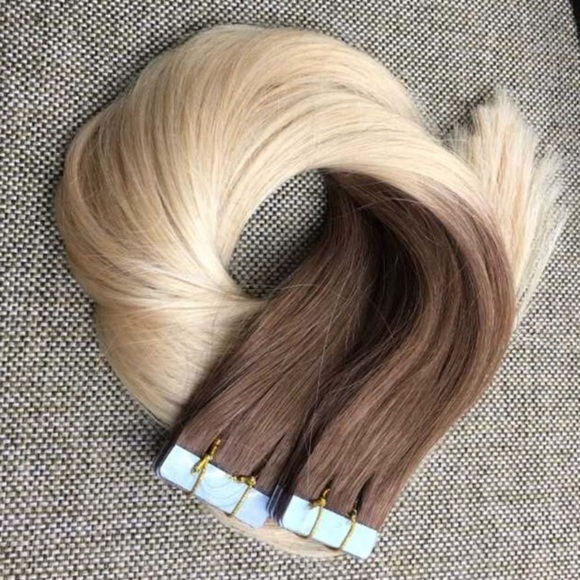 ✨ 20” #6 to #613  BALAYAGE HUMAN HAIR TAPE INS*NWT main image 6
